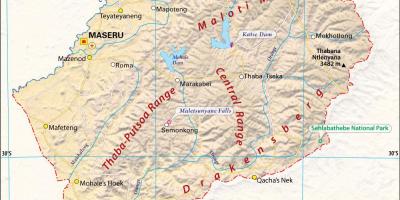 Lesotho harta poze